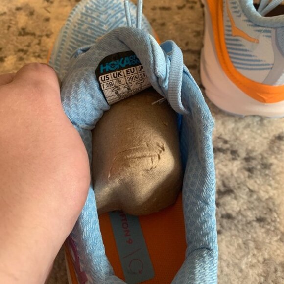 Hoka One One Clifton 9 Sunset Women’s Running Shoes Sizes 5,5.5, 6, 6.5, 7, 7.5 - Picture 5 of 5